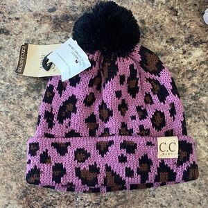 C.C infant Leopard Beanie